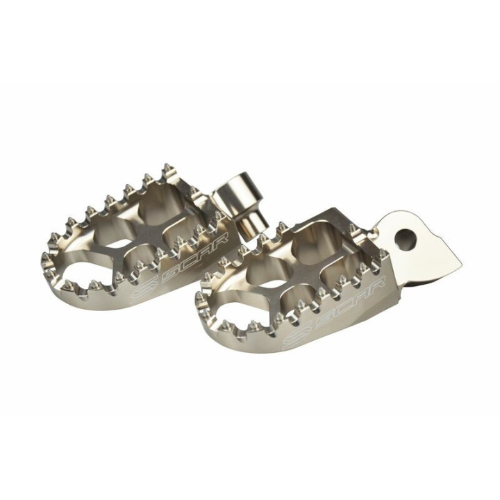 REPOSE PIEDS EVO SCAR COULEUR TITANE KTM SX 65 00/19