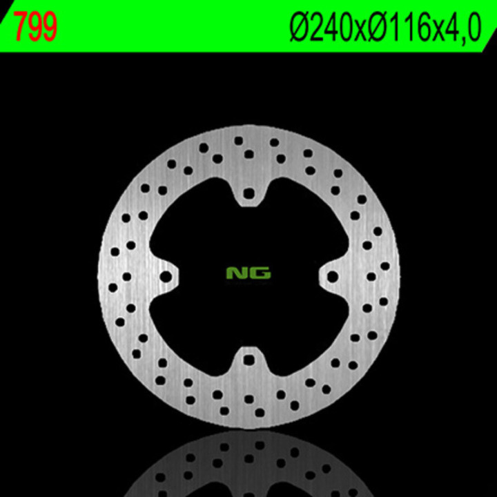 DISQUE DE FREIN ARRIERE ROND NG SUZUKI RMZ 250 04/06