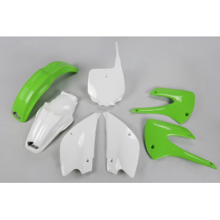 KIT PLASTIQUES CARENAGE UFO RESTYLE KX 85 01/13