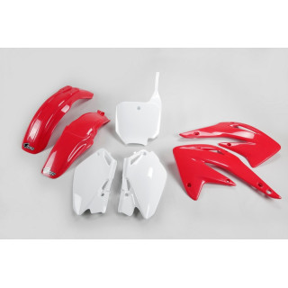 KIT PLASTIQUES CARENAGE UFO COULEUR D'ORIGINE HONDA CR 85 2003-2007