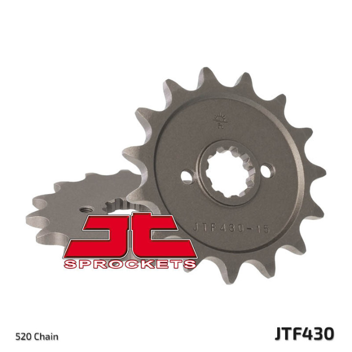 Pignon JT acier type 430 pas 520 13 dents KAWAZAKI KXF-250 2004-05