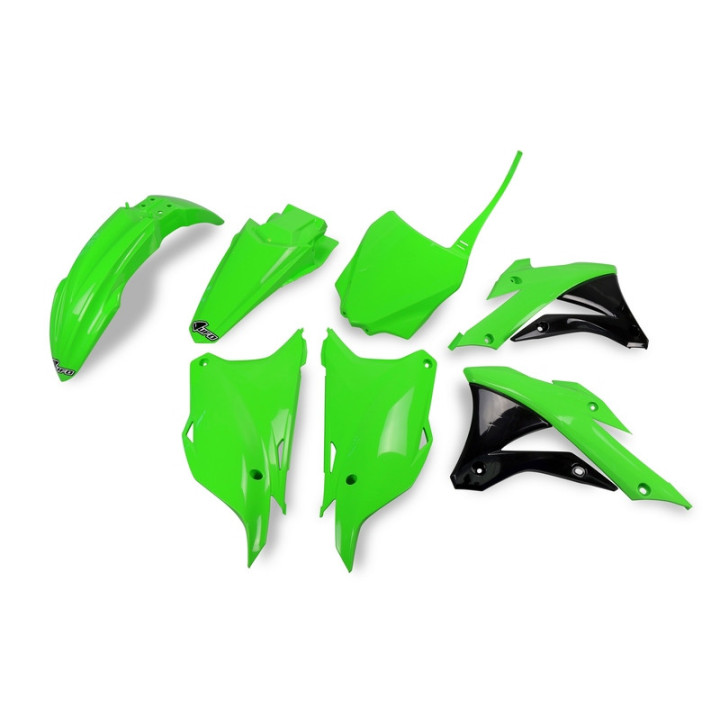 KIT PLASTIQUES CARENAGE UFO COULEUR ORIGINE KX 85 14/21