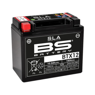 BATTERIE BS sans entretien activé usine - BTX12 KAWASAKI ER6-N 2006-11