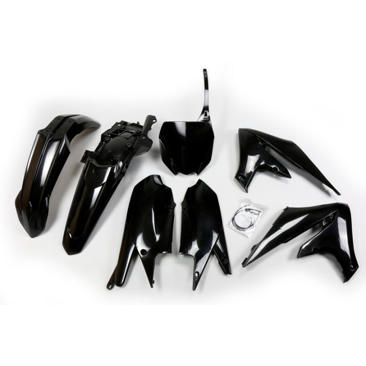 KIT PLASTIQUES CARENAGE UFO NOIR YZF 250 et 450 2018-23