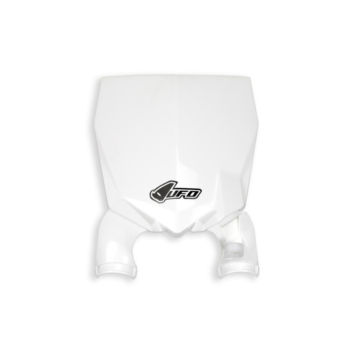 PLAQUE NUMERO FRONTALE UFO BLANC YAMAHA YZ 125 2015-21