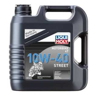 Huile moteur moto 4T 10W-40 Street 4l 100% synthétique