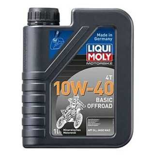 Huile moteur moto 4T 10W-40 Basic Offroad 1l 100% synthétique