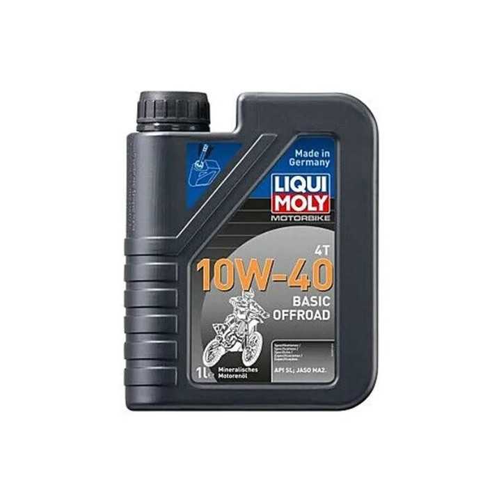 Huile moteur moto 4T 10W-40 Basic Offroad 1l 100% synthétique