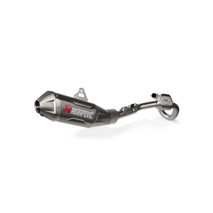LIGNE COMPLETE AKRAPOVIC TITANE POUR CRF450R 21-24