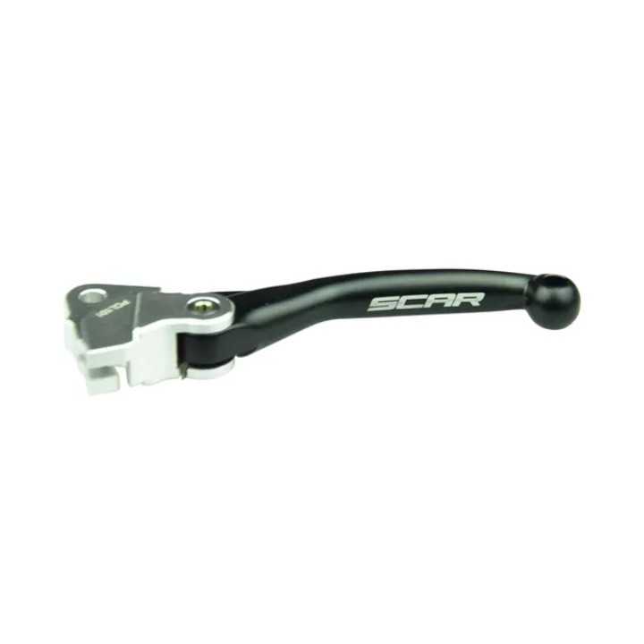 LEVIER D'EMBRAYAGE FLEXIBLE ALUMINIUM SCAR NOIR YAMAHA YZ 125 250 YZF 250 450
