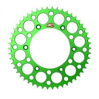 Couronne RENTHAL Ultralight 48 dents alu anti-boue pas 520 type 112U KAWAZAKI KX KFX 250/450