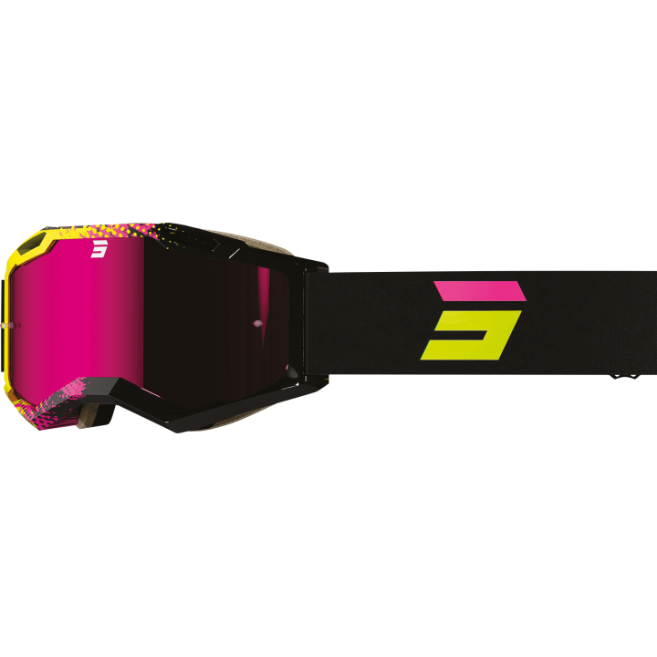 LUNETTES MASQUE CROSS SHOT IRIS 2.0 FUSION BLACK GLOSSY NOIR