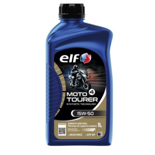 HUILE MOTEUR MOTO 4 TOURER 15W-50 ELF TECHNOLOGIE SYNTHETIQUE 4T 1L