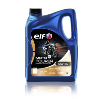 HUILE MOTEUR MOTO 4 TOURER 10W-40 ELF TECHNOLOGIE SYNTHETIQUE 4T 4L