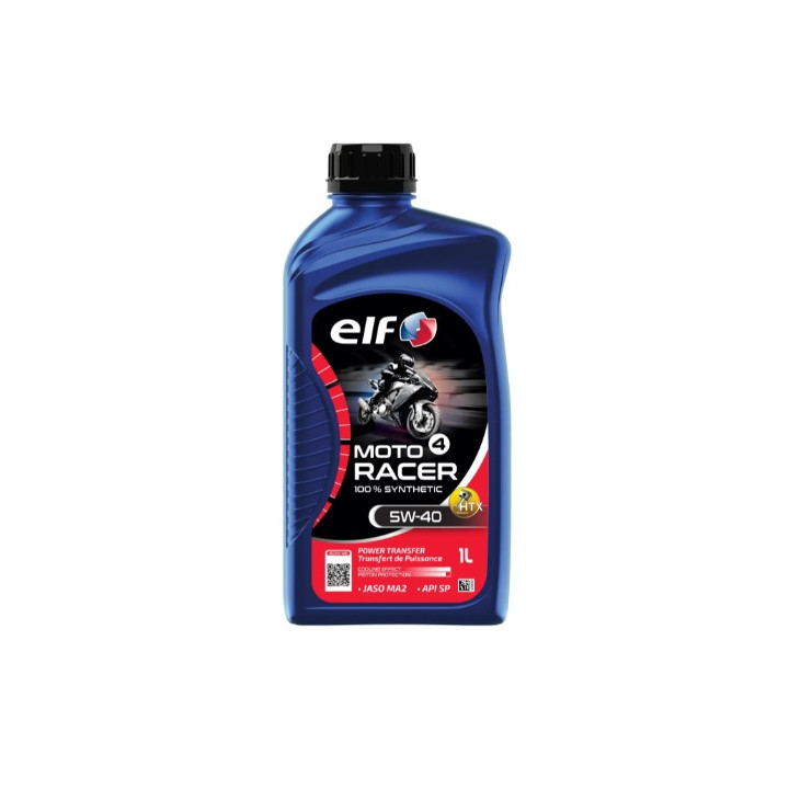 HUILE MOTEUR MOTO 4 RACER 5W-40 ELF SYNTHETIQUE 4T 1L