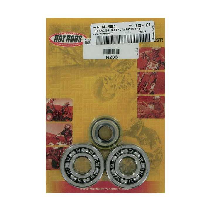 KIT ROULEMENTS ET SPYS DE VILEBREQUIN HOT RODS POUR RM 85 02-16