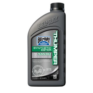HUILE MOTEUR 4T ESTER SYNTHETIQUE THUMPER RACING 10W60 1L BEL-RAY