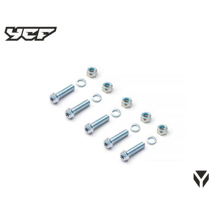 KIT 5 VIS M8×35 COURONNE POUR MOYEUX HAUT GAMME YCF PILOT START 125 150 190 BIGY125 150 190