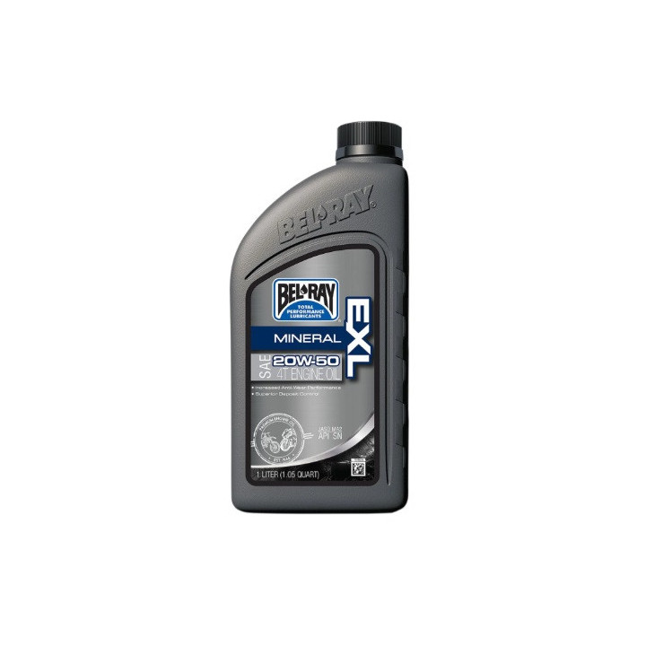 HUILE MOTEUR 4T MINERALE EXL 20W50 1L BEL-RAY