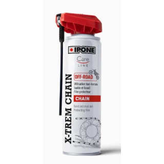 GRAISSE BOMBE CHAINE IPONE SPRAY CARELINE X-TREM CHAIN CROSS OFF ROAD 250ML MOTO