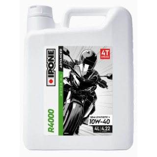HUILE MOTEUR IPONE 4T R4000 MOTO ROUTE 10W40 4L