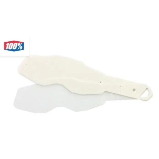 20 TEAR-OFFS POUR MASQUE 100% RACECRAFT 2 ACCURI 2 STRATA 2