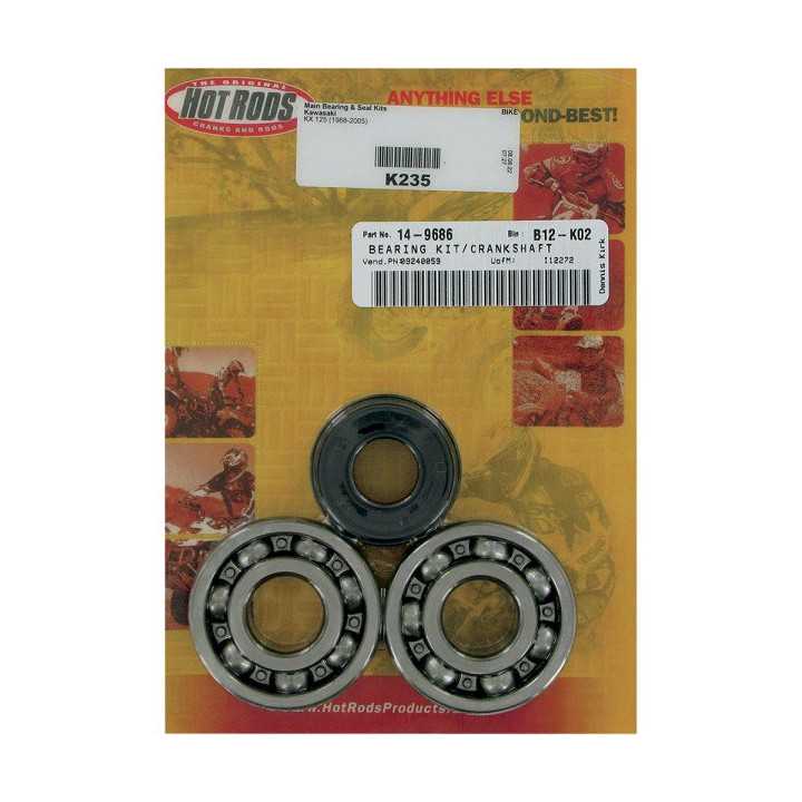 KIT ROULEMENTS ET SPYS DE VILEBREQUIN HOT RODS POUR KX 125 88-05
