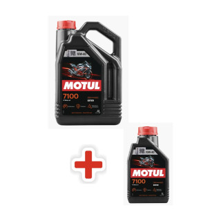 Huile MOTUL 4 TEMPS 7100 10w40 4L + 1L gratuit