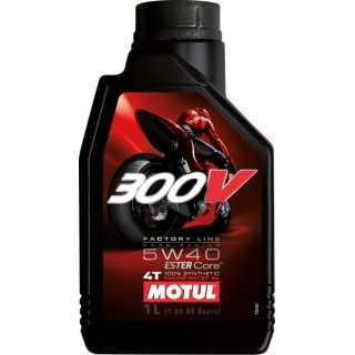HUILE MOTEUR MOTUL 300V FACTORY LINE OFF ROAD 10W40 4T 100% SYNTHETIC 4 LITRES