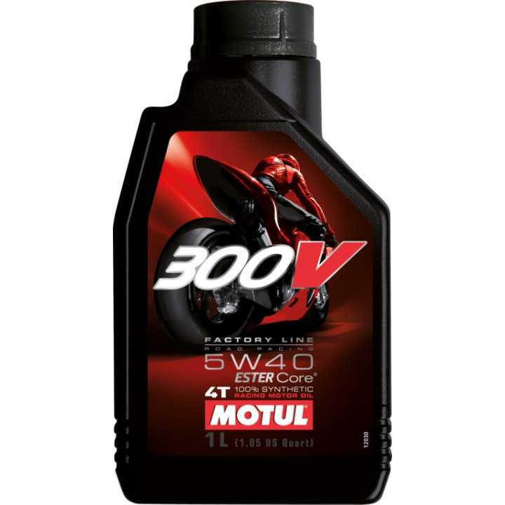 HUILE MOTEUR MOTUL 300V FACTORY LINE OFF ROAD 10W40 4T 100% SYNTHETIC 4 LITRES