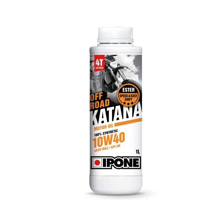 HUILE IPONE 4T KATANA OFF ROAD 100% SYNTHETIC 10W40 1L