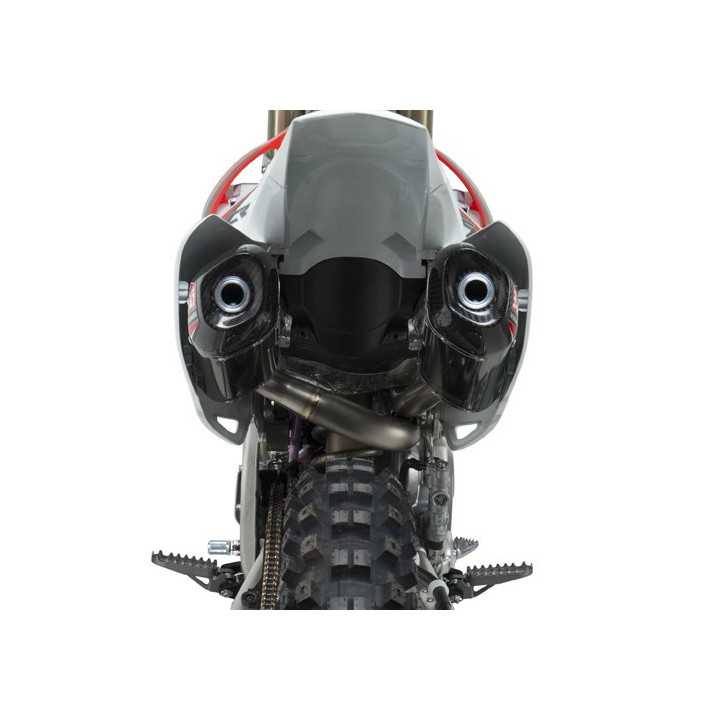 LIGNE COMPLÈTE YOSHIMURA USA RS-9 TITANE/2 SILENCIEUX CARBONE CRF 250 POT D'ECHAPPEMENT 14/17