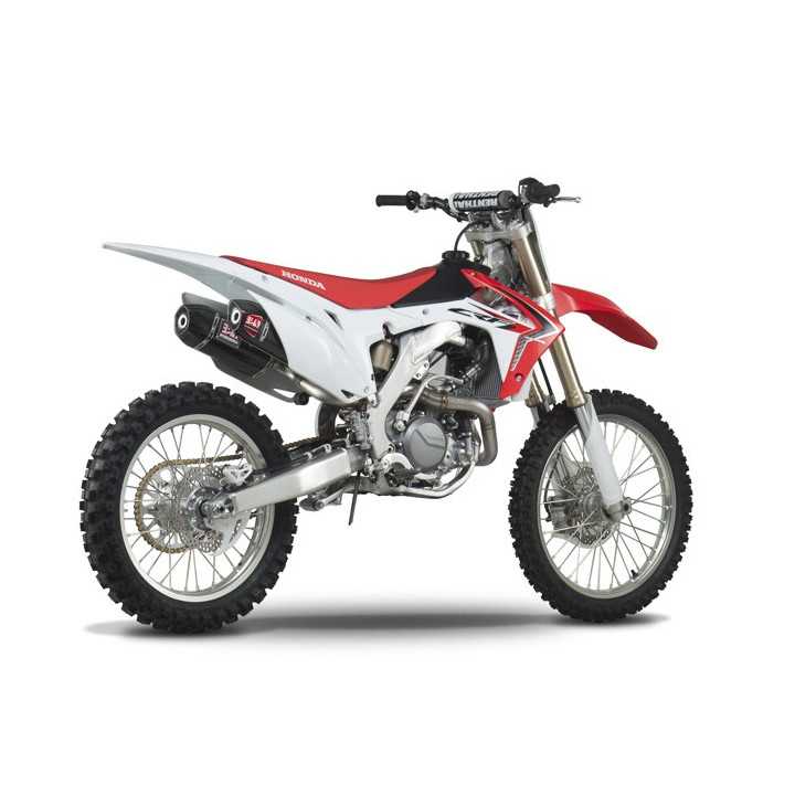 LIGNE COMPLÈTE YOSHIMURA USA RS-9 TITANE/2 SILENCIEUX CARBONE CRF 250 POT D'ECHAPPEMENT 14/17