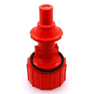 BOUCHON DE REMPLISSAGE RAPIDE ROUGE POUR JERRICAN DOUBLE POIGNEES