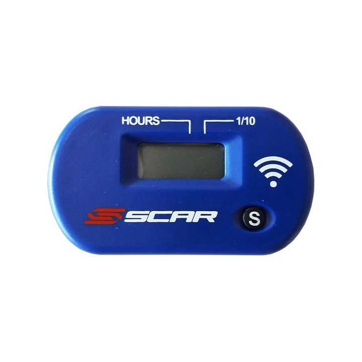 COMPTEUR HORAIRE FILAIRE SCAR AVEC VELCRO MOTO CROSS