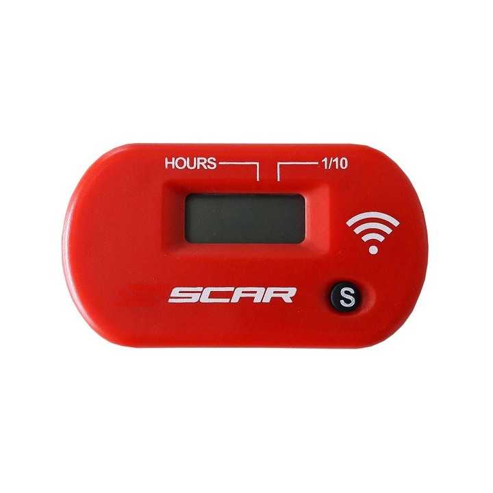COMPTEUR HORAIRE FILAIRE SCAR AVEC VELCRO MOTO CROSS