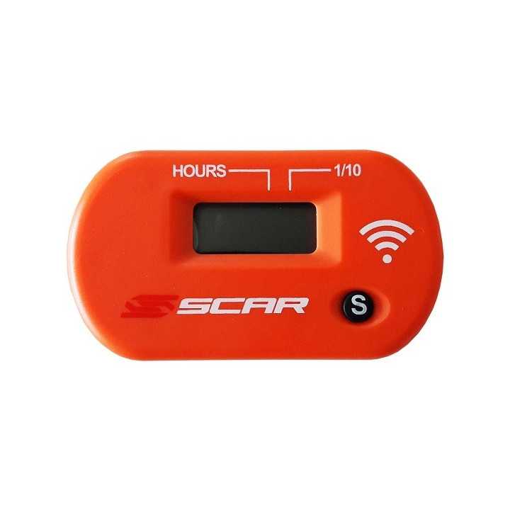 COMPTEUR HORAIRE FILAIRE SCAR AVEC VELCRO MOTO CROSS