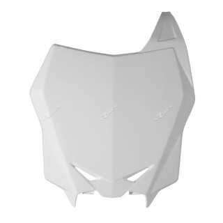 Plaque numero frontale RACETECH Factory blanc Suzuki RM-Z250 1017