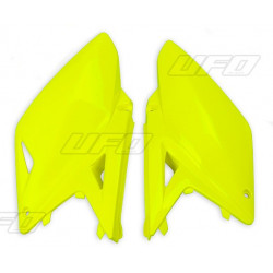 Plaques laterales UFO jaune fluo Suzuki RM-Z2501417