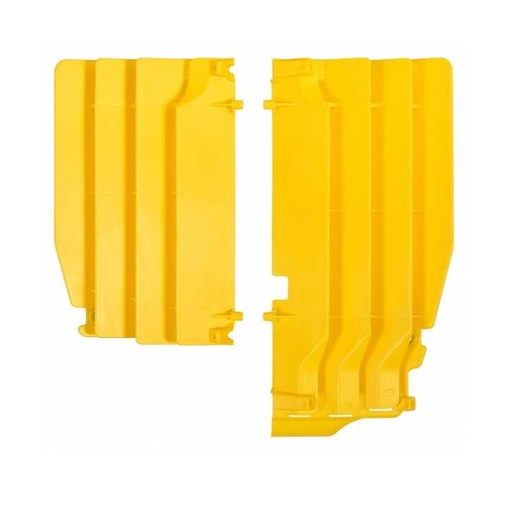 Cache grille radiateur Polisport blanc Suzuki 250 RMZ 10/16