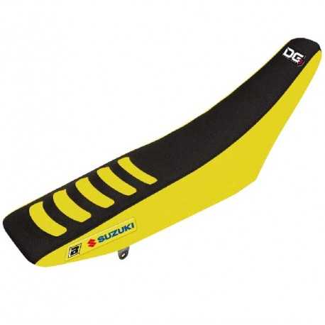 Housse de selle BLACKBIRD Double Grip 3 jaune noir Suzuki 250 RMZ 2007-16 Housse de selle BLACKBIRD Double Grip 3 jaune noir Suzuki 250 RMZ 2007-16