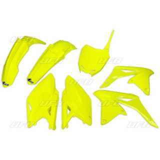 Kit plastiques UFO jaune fluo Suzuki 250 RMZ