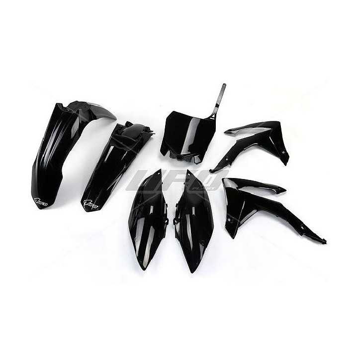 KIT PLASTIQUES UFO NOIR CRF 450 14/15
