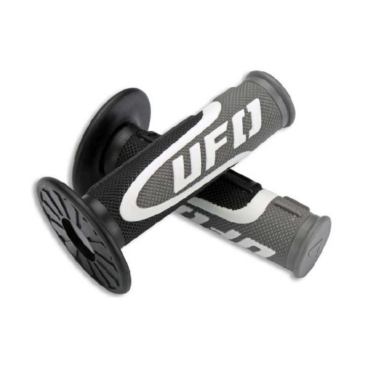 POIGNEES DOMINO OFF-ROAD X-TREME NOIR/ROUGE 22 MM